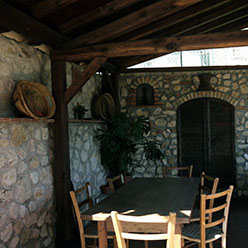 La veranda del B&B