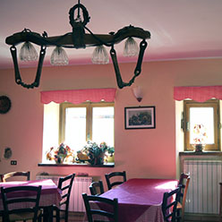 Sala da pranzo del B&B